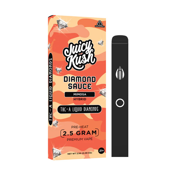 Service Discreet and portable sauce disposable being used, designed for on-the-go vaping convenience.