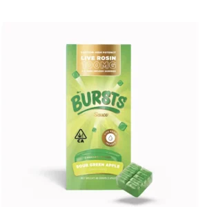 essentials bursts sour green apple 100mg