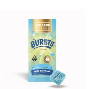 sauce essentials bursts sour blue razz 200mg